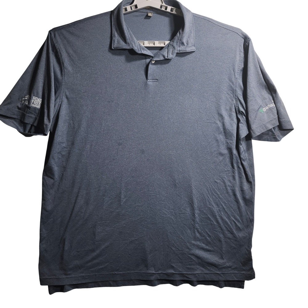 Peter Millar Summer Comfort Golf Polo Shirt Road Free XXL *logo on‎ sleeves*